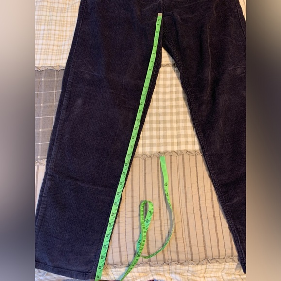 Eddie Bauer Corduroy Trouser Pant Taper Leg Relaxed Fit Straight Leg NWOT - Picture 4 of 9